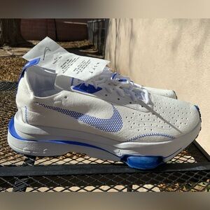 Nike Air Zoom Type SE White and Royal Blue Athletic Shoes
